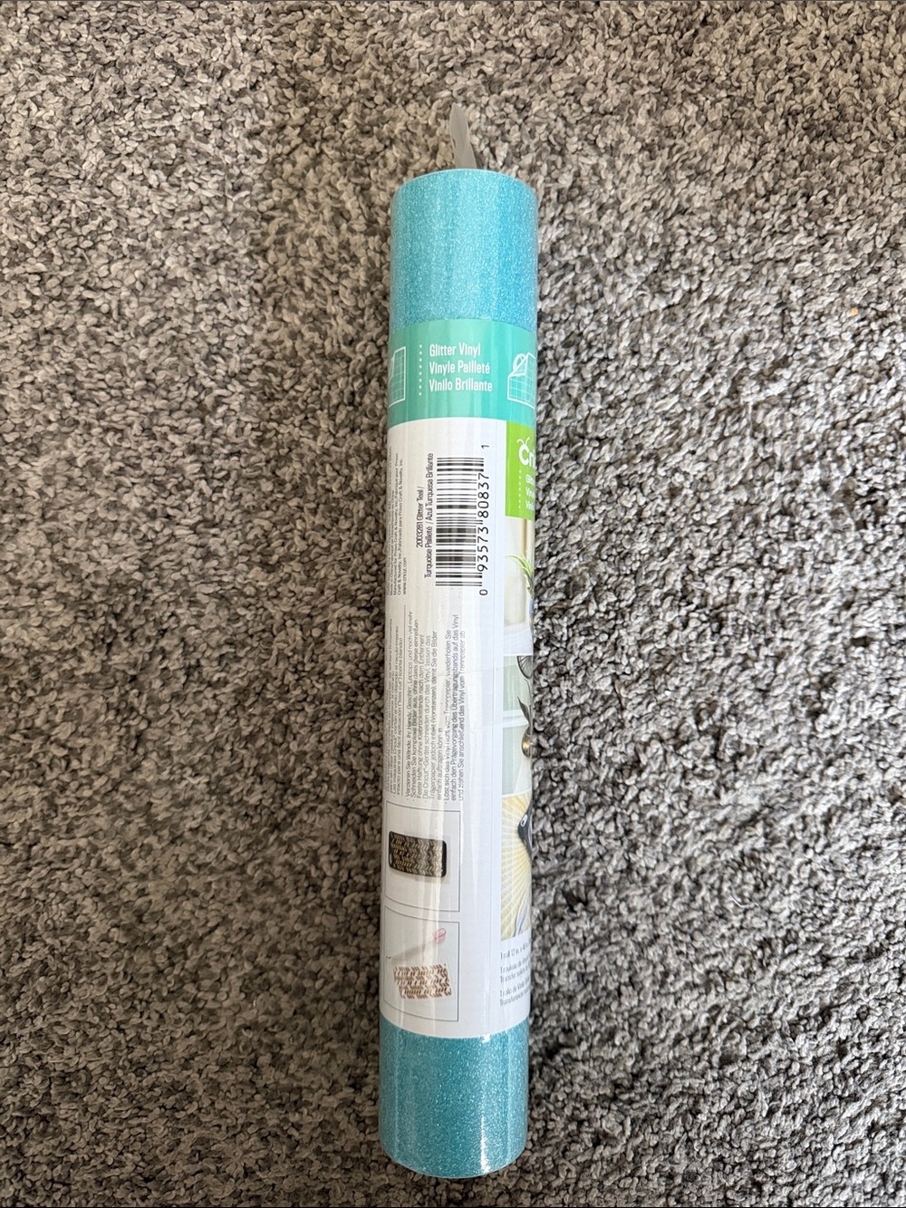 5/$35 Cricut Vinyl in Glitter Teal. You Pick